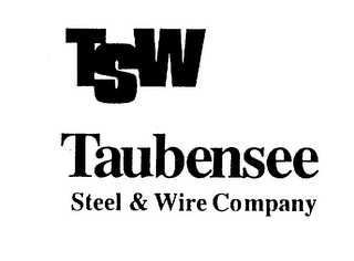 TSW TAUBENSEE STEEL & WIRE COMPANY logo