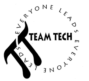 TT TEAM TECH EVERYONE LEADS EVERYONE LEADS logo