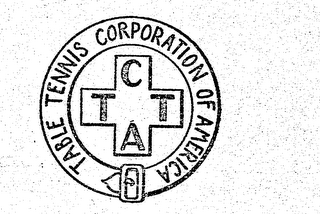 TTCA TABLE TENNIS CORPORATION OF AMERICA logo