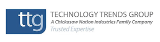 TTG TECHNOLOGY TRENDS GROUP A CHICKASAW NATION INDUSTRIES FAMILY COMPANY TRUSTED EXPERTISE logo