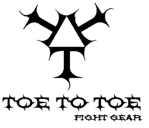 TTT TOE TO TOE FIGHT GEAR logo