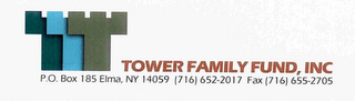 TTT TOWER FAMILY FUND, INC P.O. BOX 185 ELMA, NY 14059 (716) 652-2017 FAX (716) 655-2705 logo