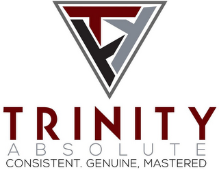 TTT TRINITY ABSOLUTE CONSISTENT. GENUINE. MASTERED. logo