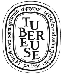 TU BER EU SE DIPTYQUE 34 BOUELVARD SAINT GERMAINE PARIS 5E logo