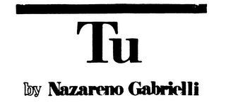 TU BY NAZARENO GABRIELLI logo