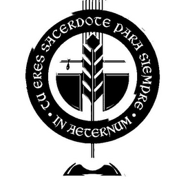 TU ERES SACERDOTE PARA SIEMPRE IN AETERNUM logo