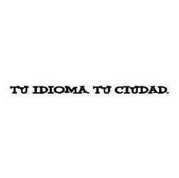TU IDIOMA. TU CIUDAD. logo