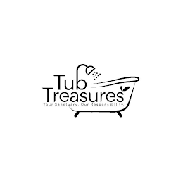 TUB TREASURES YOUR SANCTUARY. OUR RESPONSIBILITY. logo