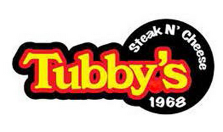 TUBBY'S STEAK N' CHEESE 1968 logo