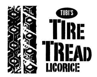 TUBI'S TIRE TREAD LICORICE logo