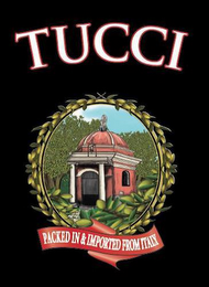 TUCCI PACKED IN & IMPORTED FROM ITALY logo