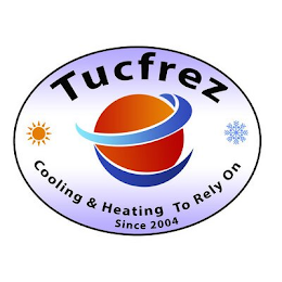 TUCFREZ COOLING & HEATING TO RELY ON SINCE 2004 logo