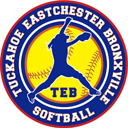 TUCKAHOE EASTCHESTER BRONXVILLE TEB SOFTBALL logo