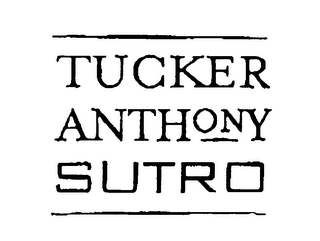TUCKER ANTHONY SUTRO logo