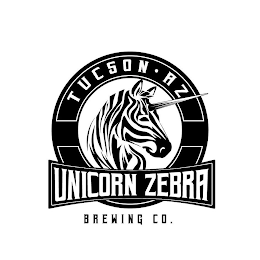 TUCSON · AZ UNICORN ZEBRA BREWING CO. logo