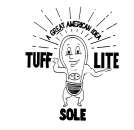TUFF LITE SOLE-A GREAT AMERICAN IDEA logo