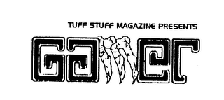 TUFF STUFF MAGAZINE PRESENTS GAMER logo