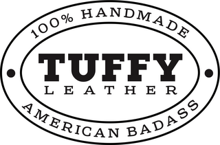 TUFFY LEATHER 100% HANDMADE AMERICAN BADASS logo
