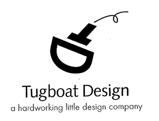 TUGBOAT DESIGN A HARDWORKING LITTLE DESIGN COMPANY logo