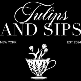 TULIPS AND SIPS NEW YORK EST.2024 logo