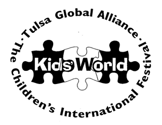 TULSA GLOBAL ALLIANCE THE CHILDREN'S INTERNATIONAL FESTIVAL KIDS' WORLD logo
