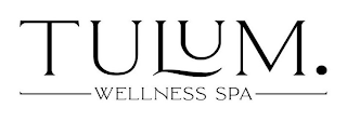 TULUM. WELLNESS SPA logo