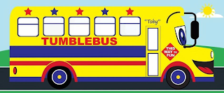 TUMBLEBUS "TOBY" THIS WAY TO FUN logo