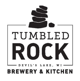 TUMBLED ROCK BREWERY & KITCHEN DEVIL'S LAKE, WI logo