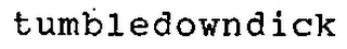 TUMBLEDOWNDICK logo