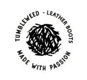 TUMBLEWEED LEATHER BOOTS MADE WITH PASSION logo