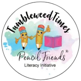 TUMBLEWEED TIMES PENCIL FRIENDS  LITERACY INITIATIVE logo