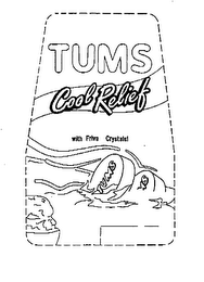 TUMS COOL RELIEF WITH FRIVA CRYSTALS logo