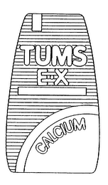 TUMS E-X CALCIUM logo