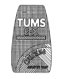 TUMS E X CALCIUM ASSORTED FRUIT logo