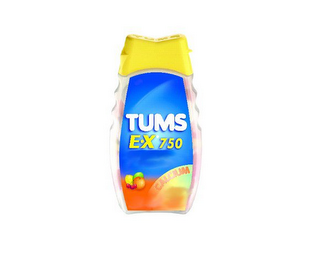 TUMS EX 750 CALCIUM logo