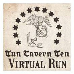 TUN TAVERN TEN VIRTUAL RUN logo