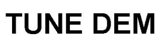 TUNE DEM logo