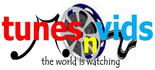 TUNESNVIDS THE WORLD IS WATCHING logo