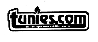 TUNIES.COM ON-LINE SUPER SAVE NUTRITION CENTER logo