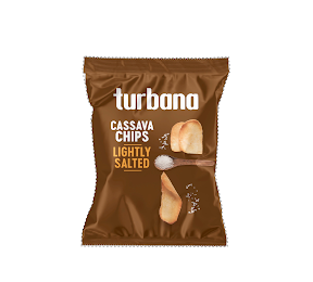 TURBANA CASSAVA CHIPS LIGHTLY SALTED logo