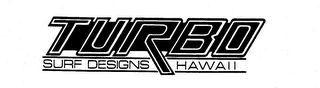 TURBO SURF DESIGNS HAWAII logo