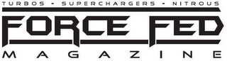 TURBOS SUPERCHARGERS NITROUS FORCE FED MAGAZINE logo
