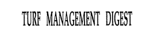 TURF MANAGEMENT DIGEST logo