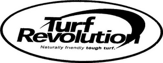 TURF REVOLUTION NATURALLY FRIENDLY TOUGH TURF. logo