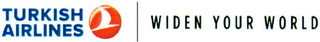 TURKISH AIRLINES WIDEN YOUR WORLD logo
