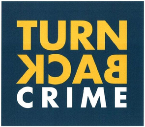 TURN BACK CRIME logo