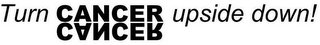 TURN CANCER UPSIDE DOWN! logo