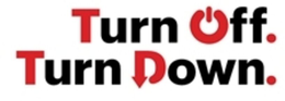 TURN OFF TURN DOWN. logo