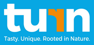 TURN TASTY. UNIQUE. ROOTED IN NATURE. logo
