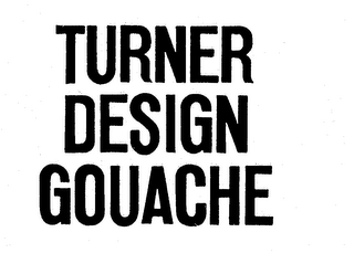 TURNER DESIGN GOUACHE logo